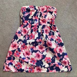 Mossimo Supply Co. Floral Strapless Dress - M